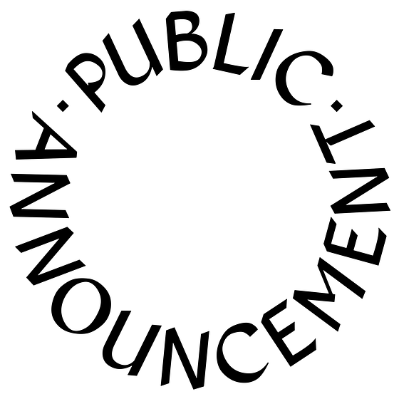Public Announcement